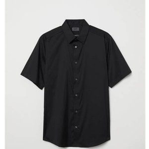 H&M Button Down Cargo Shirt Medium 100% Cotton